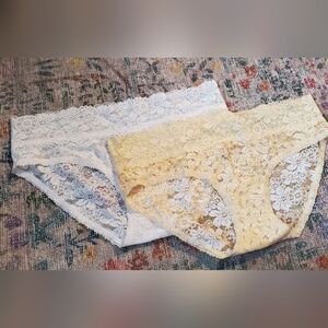 PINK Victoria's Secret Lace Panties Bundle Size Large